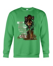 Wolf never push a loyal person gift for you Crewneck Sweatshirt tile