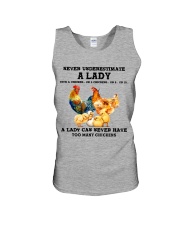 Chicken never have too many chicken lovers Unisex Tank tile