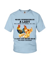 Chicken never have too many chicken lovers Youth T-Shirt tile