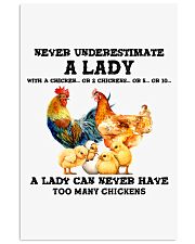 Chicken never have too many chicken lovers Vertical Poster tile