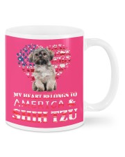 Shih tzu my heart belongs to shih tzu lovers Mugs tile
