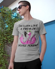Flamingo freakin people person flamingo lover Classic T-Shirt apparel-classic-tshirt-lifestyle-17