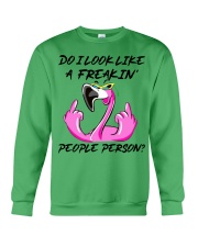 Flamingo freakin people person flamingo lover Crewneck Sweatshirt tile