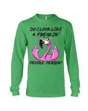 Flamingo freakin people person flamingo lover Long Sleeve Tee tile