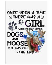 Moose and dog it was me moose lovers Vertical Poster tile