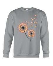 Owl dandelion - for owl lover Crewneck Sweatshirt front