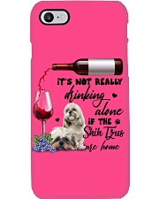 Not really drinking alone shih tzu Gift for u Phone Case tile