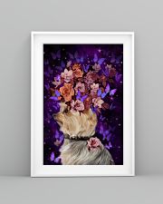 Yorkshire terrier full of butterfly and flowers 11x17 Poster lifestyle-poster-5