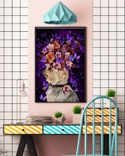 Yorkshire terrier full of butterfly and flowers 11x17 Poster lifestyle-poster-6