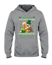 Bulldog slap you patrick dog mom Hooded Sweatshirt tile
