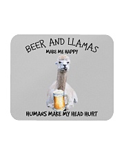 LLamas And Beer make me happy Gift for you Mousepad tile