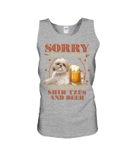 Shih Tzu and Beer Sorry not listen Gift for U Unisex Tank tile