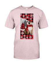 Bulldog magical christmas dog lover Premium Fit Mens Tee tile