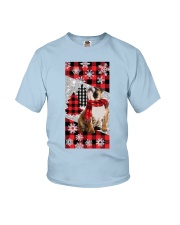 Bulldog magical christmas dog lover Youth T-Shirt tile