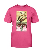 Pig Trust me I'm a pilot gift for you Premium Fit Mens Tee tile