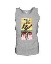 Pig Trust me I'm a pilot gift for you Unisex Tank tile
