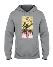 Pig Trust me I'm a pilot gift for you Hooded Sweatshirt tile