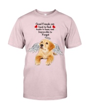 Golden retriever good friends dog lover Premium Fit Mens Tee tile