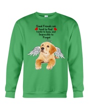 Golden retriever good friends dog lover Crewneck Sweatshirt tile