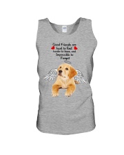 Golden retriever good friends dog lover Unisex Tank tile