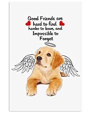 Golden retriever good friends dog lover Vertical Poster tile