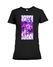Butterfly Jewelry rose diamond Gift for you Premium Fit Ladies Tee tile