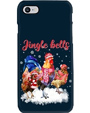 ln chicken jingle bells Phone Case tile