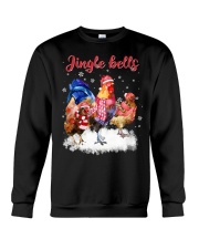 ln chicken jingle bells Crewneck Sweatshirt front