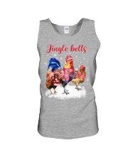 ln chicken jingle bells Unisex Tank tile