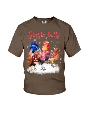 ln chicken jingle bells Youth T-Shirt tile