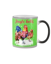 ln chicken jingle bells Color Changing Mug tile