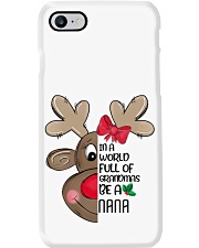 Nana reindeer in a world christmas personalized Phone Case tile