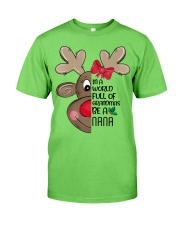 Nana reindeer in a world christmas personalized Classic T-Shirt tile