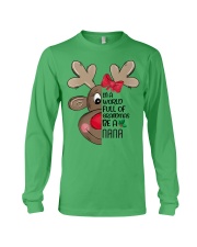 Nana reindeer in a world christmas personalized Long Sleeve Tee tile