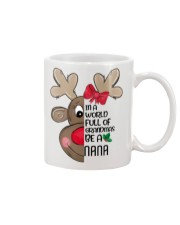 Nana reindeer in a world christmas personalized Mug tile