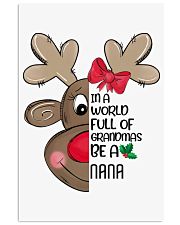 Nana reindeer in a world christmas personalized Vertical Poster tile