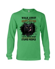 Black Cat Grumpy Old Man Gift for you Long Sleeve Tee tile