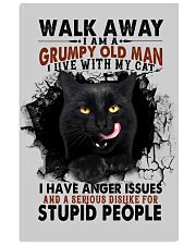 Black Cat Grumpy Old Man Gift for you Vertical Poster tile