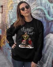 Rottweiler christmas begins gift for you Crewneck Sweatshirt lifestyle-unisex-sweatshirt-front-3