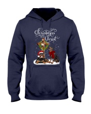 Rottweiler christmas begins gift for you Hooded Sweatshirt tile