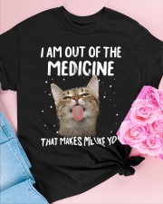 Cat out of the medicinecat lovers cat moms Classic T-Shirt apparel-classic-tshirt-lifestyle-front-193