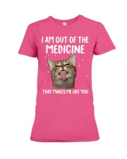 Cat out of the medicinecat lovers cat moms Premium Fit Ladies Tee tile