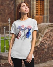 Basenji flag colors Classic T-Shirt apparel-classic-tshirt-lifestyle-06
