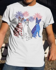 Basenji flag colors Classic T-Shirt apparel-classic-tshirt-lifestyle-28