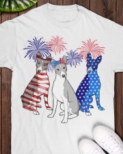 Basenji flag colors Classic T-Shirt apparel-classic-tshirt-lifestyle-front-160