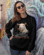 Goat i am a odd goat lovers Crewneck Sweatshirt lifestyle-unisex-sweatshirt-front-3