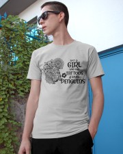Penguin a girl has tattoos penguin lovers Classic T-Shirt apparel-classic-tshirt-lifestyle-17