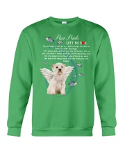 Westie paw prints left by you Crewneck Sweatshirt tile