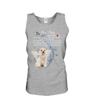 Westie paw prints left by you Unisex Tank tile