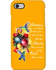 Hummingbird candy cane gift for bird lovers Phone Case tile
